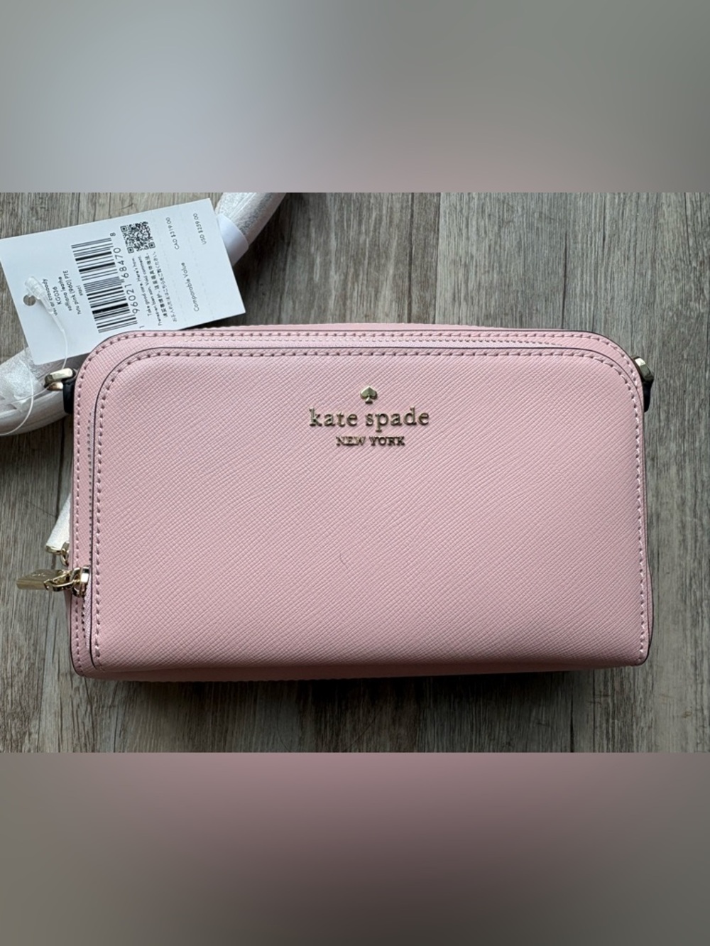Kate Spade Staci Mini Crossbody Bag Leather,  Tutu Pink, Model: KG036 - Picture 11 of 11